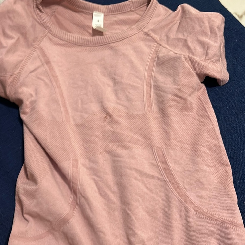 Light pink sports shirt